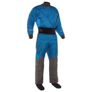 NWT Mens NRS Crux Drysuit, Deep Blue - Size M,